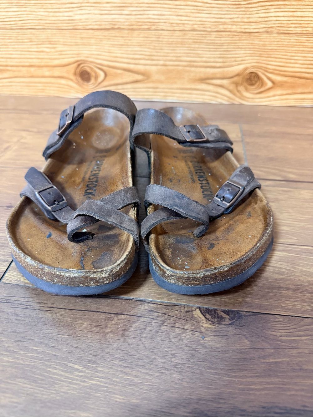 Birkenstock Women's Mayari Sandals Size 39 US 8.5 Brown Strappy Regular Width - Picture 5 of 9